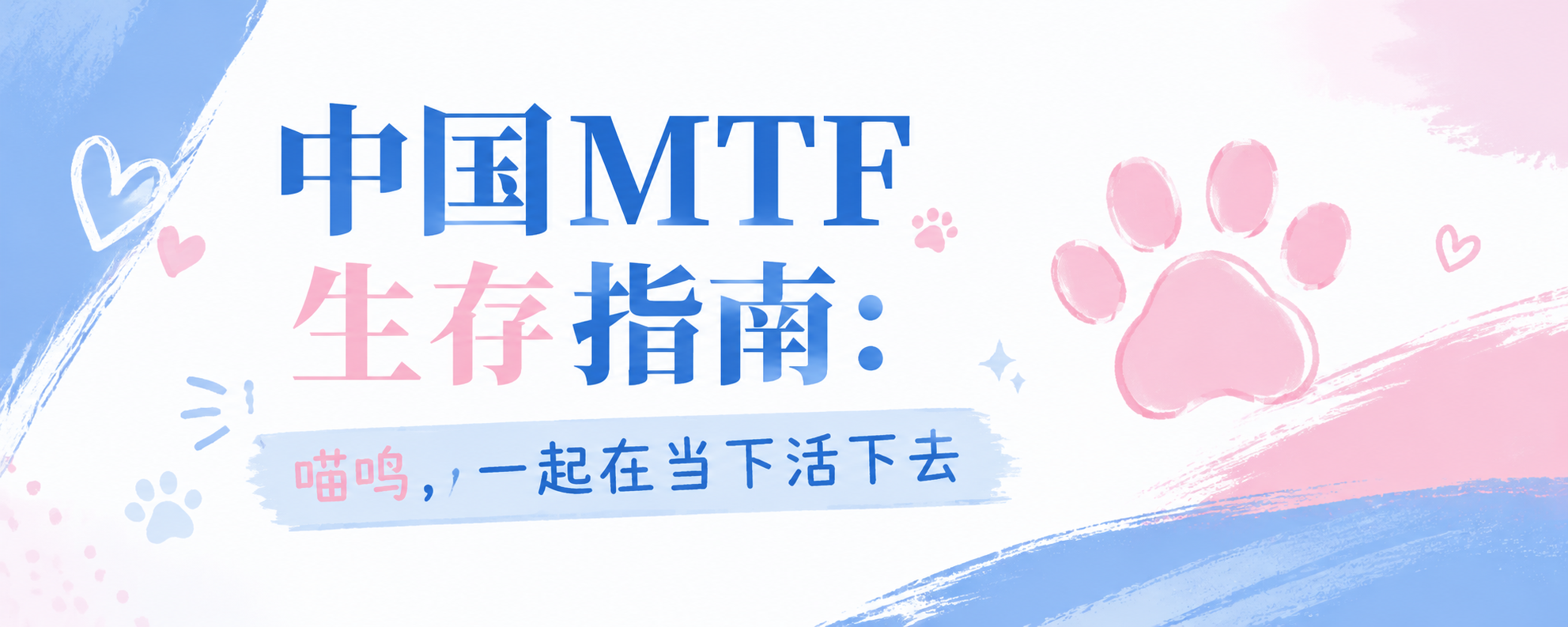 中国MTF生存指南:喵呜,一起在当下活下去